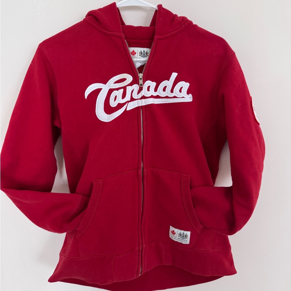 Canada Red Kids Zip-Up Jacket